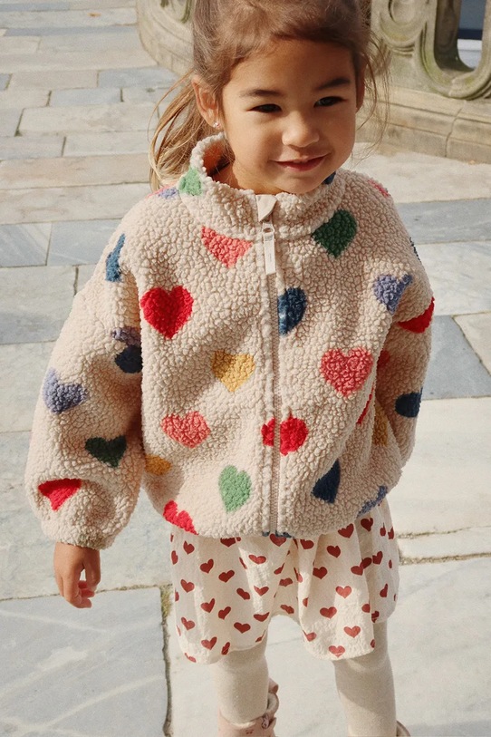 Chłopiec Konges Sløjd kurtka JODY TEDDY JACKET GRS KS103479.9BYA multicolor