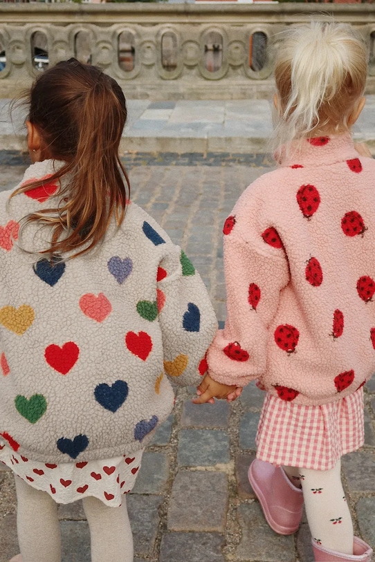 Konges Sløjd rövid kabát JODY TEDDY JACKET GRS KS103479.9BYA