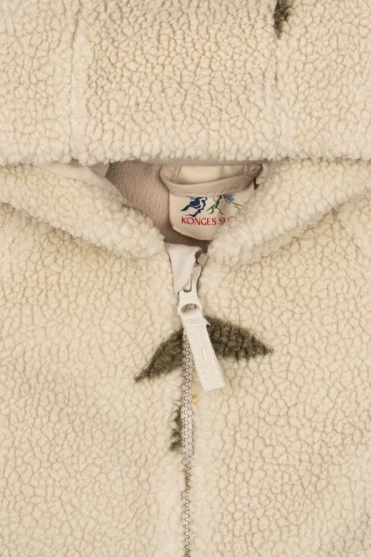 Chłopiec Konges Sløjd kurtka JODY TEDDY ONESIE GRS KS103480.9BYA beżowy