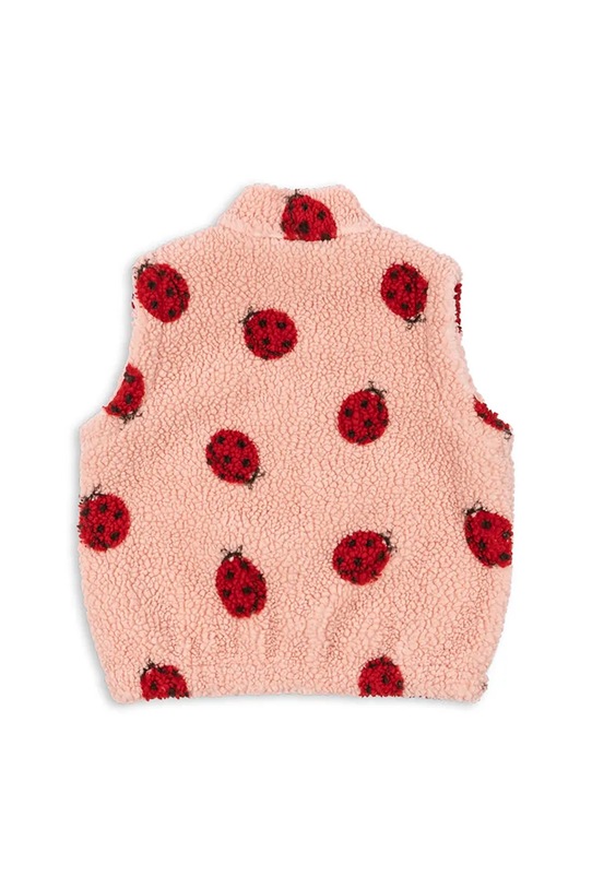 Konges Sløjd bezrękawnik dziecięcy JODY TEDDY VEST GRS KS103481.9BYA różowy AW25