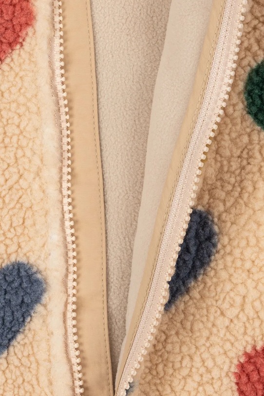 Konges Sløjd bezrękawnik dziecięcy JODY TEDDY VEST GRS multicolor KS103481.9BYA
