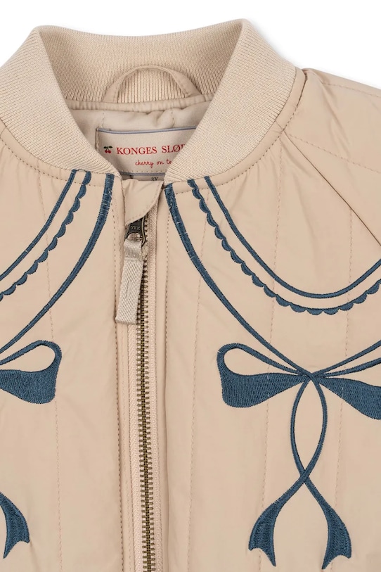 Konges Sløjd kurtka bomber dziecięca JUNO BOMBER JACKET KS103484.9BYA beżowy