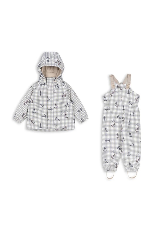 Konges Sløjd kurtka RAINY PALME SET KS103530.9BYA niebieski AW25
