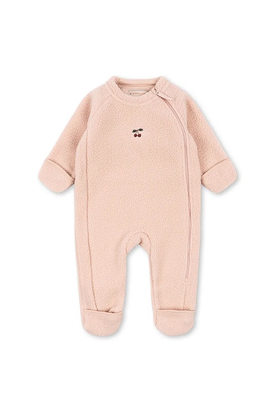 Konges Sløjd kombinezon niemowlęcy SAFA ONESIE GRS bez kaptura różowy KS103533.9BYA