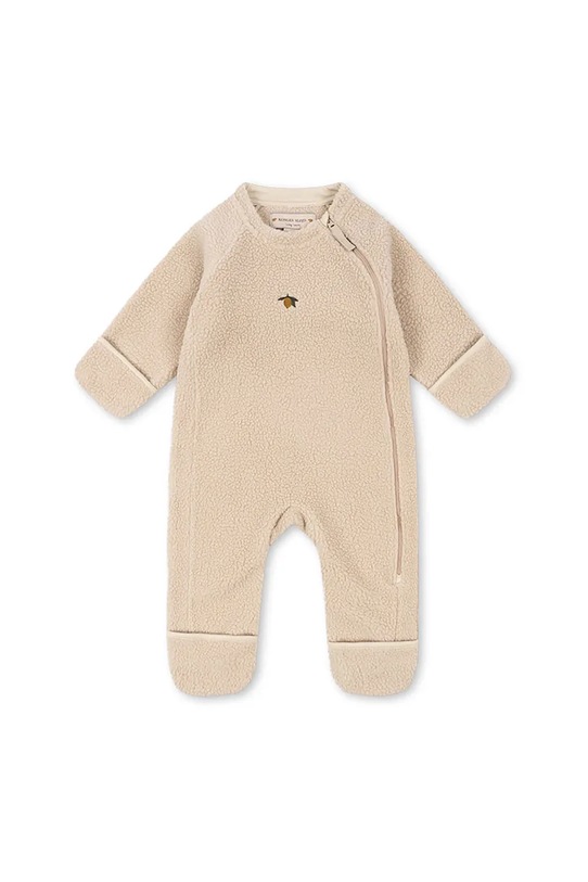 Konges Sløjd kombinezon niemowlęcy SAFA ONESIE GRS bez kaptura beżowy KS103533.9BYA