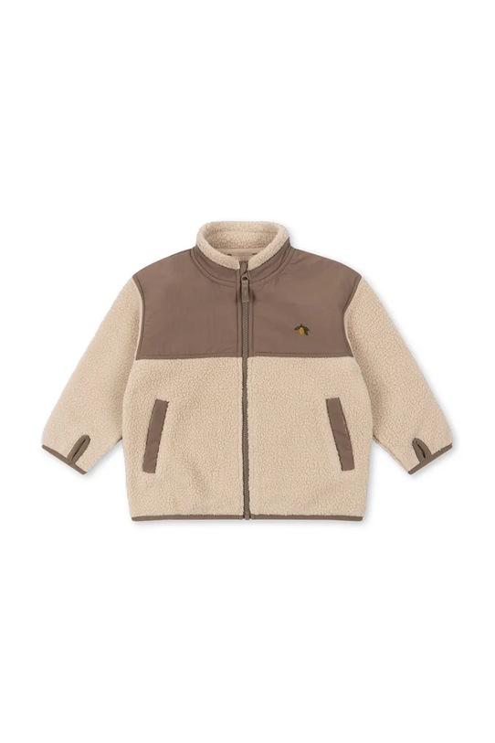 Konges Sløjd kurtka dziecięca FLYNN FLEECE JACKET GRS KS103464.9BYA beżowy AW25