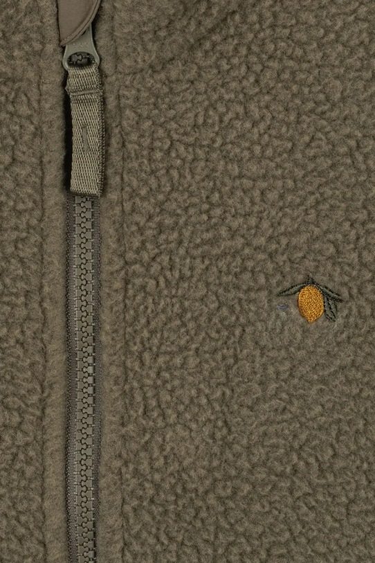 Băieți Konges Sløjd geacă copii THERMY FLEECE JACKET GRS KS103548.9BYA verde