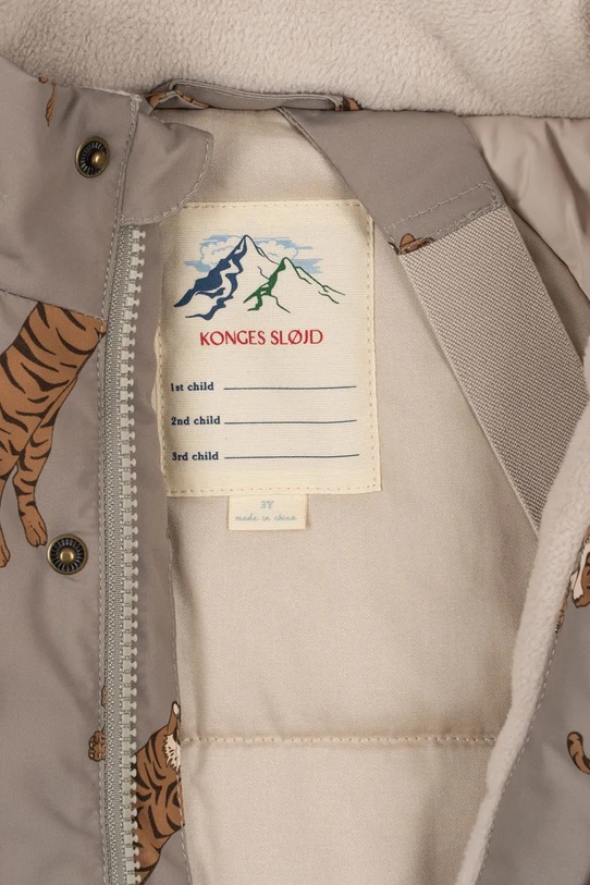 Παιδικό μπουφάν Konges Sløjd MISMOU JACKET KS103513.9BYA γκρί