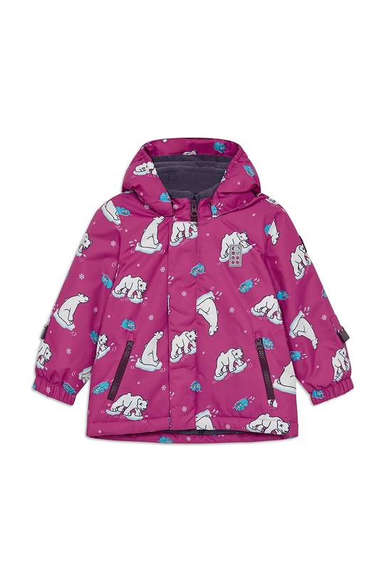 Lego kurtka dziecięca LWJERI 701 pozostałe różowy 11010977