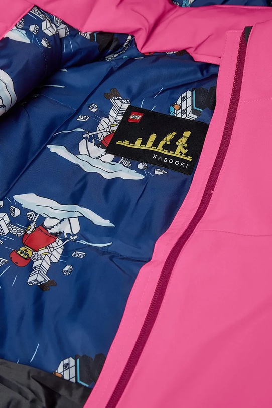 Lego kurtka dziecięca LWJAZ 802 11010971 różowy