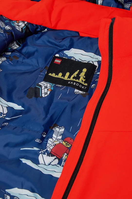 Lego kurtka dziecięca LWJAZ 802 11010971 czerwony