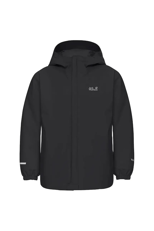Jack Wolfskin kurtka dziecięca FLOWLINE SKI JKT KIDS A65317.164.176 czarny AW25