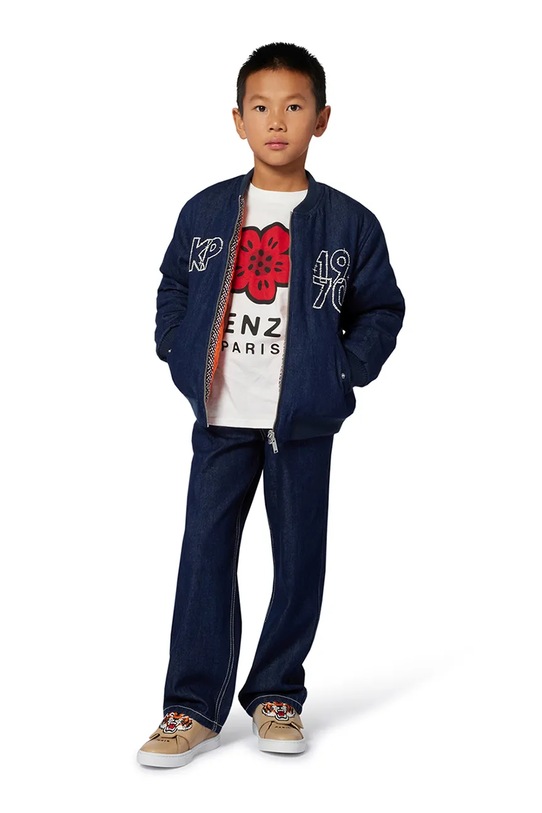 Dječja jakna Kenzo Kids za prijelazno razdoblje plava K61462