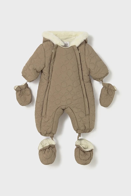 Kombinezon za bebe Mayoral Newborn Planet friendly smeđa 2615.1C.Newborn.9BYA