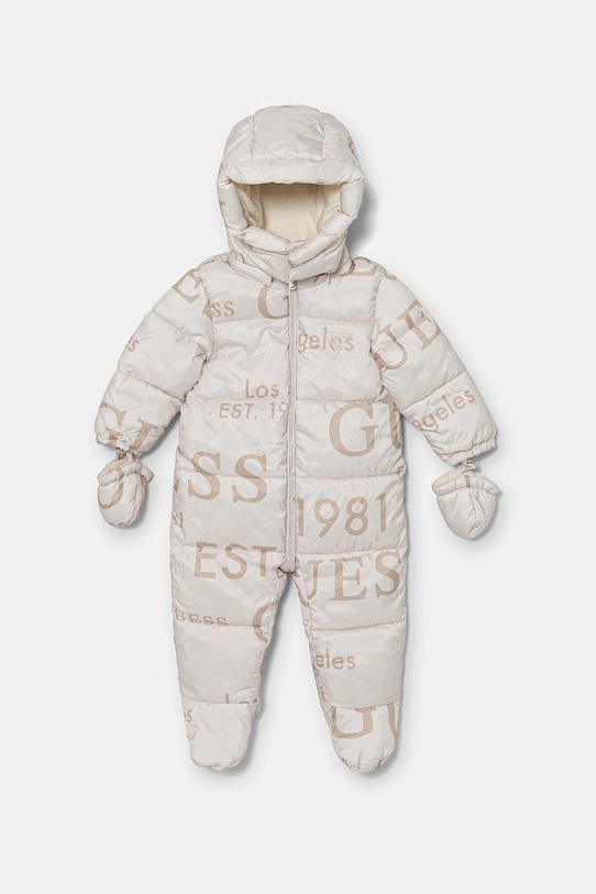 Guess kombinezon niemowlęcy pozostałe beżowy H5BW00.WCFM0.9BYA