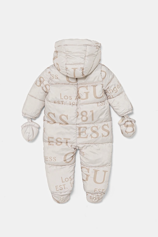 Guess kombinezon niemowlęcy H5BW00.WCFM0.9BYA beżowy NC25