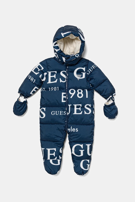 Guess combinezon bebe cu captuseala bleumarin H5BW00.WCFM0.9BYA