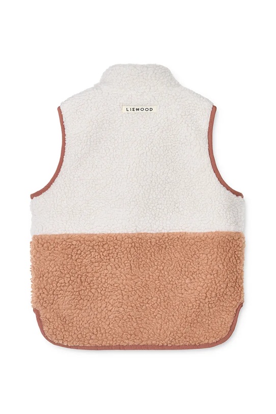 Liewood bezrękawnik dziecięcy Vada Pile vest LW14942.9BYA pomarańczowy AW25