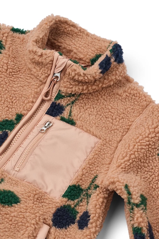 Дитяча куртка Liewood Nolan Pile Jacket помаранчевий LW19877.9BYA