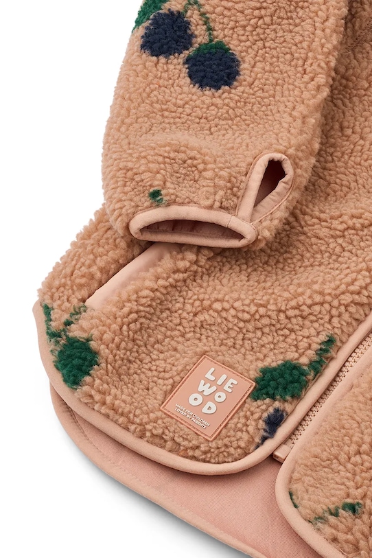 Дитяча куртка Liewood Nolan Pile Jacket LW19877.9BYA помаранчевий