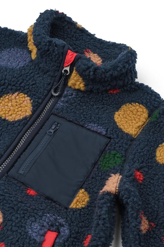 Liewood kurtka dziecięca Nolan Pile Jacket granatowy LW19877.9BYA