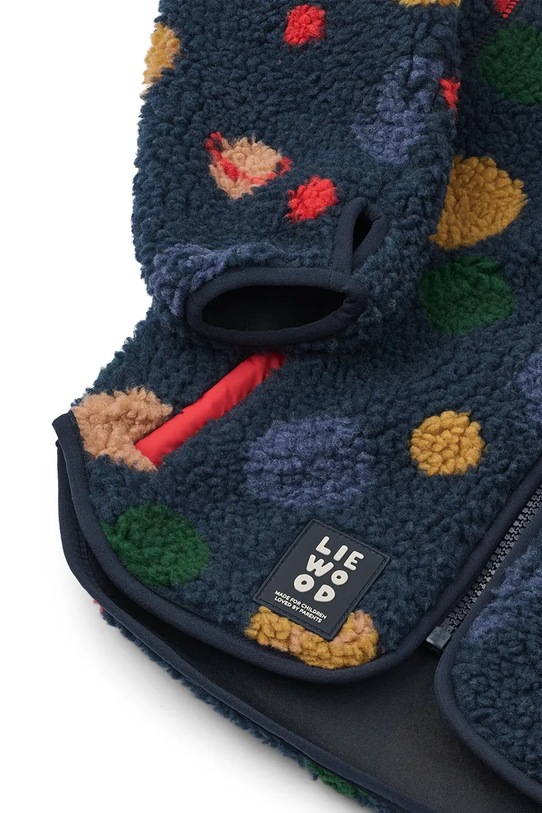 Liewood kurtka dziecięca Nolan Pile Jacket LW19877.9BYA granatowy