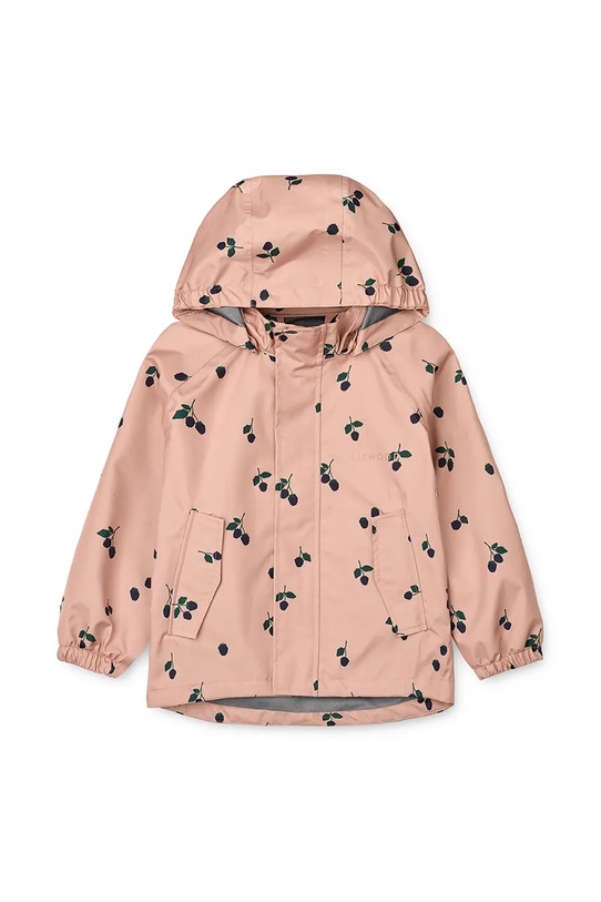 Chłopiec Liewood kurtka i spodnie dziecięce Pedia Rainwear Set LW19909.9BYA pomarańczowy