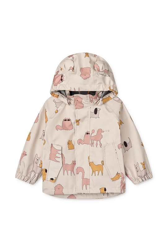 Liewood kurtka i spodnie niemowlęce Manu Rainwear Set beżowy LW19910.9BYA