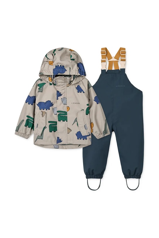 Liewood kurtka i spodnie niemowlęce Manu Rainwear Set pozostałe szary LW19910.9BYA