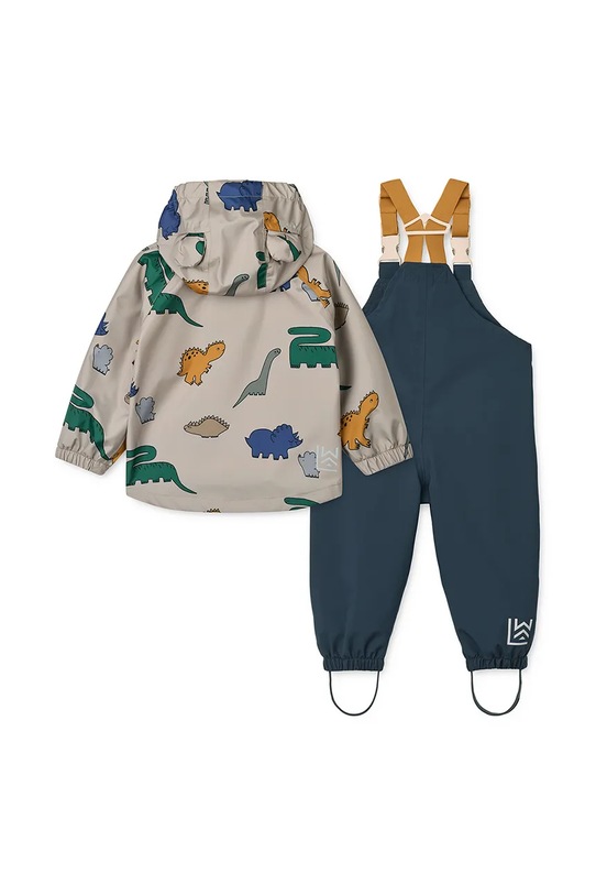 Liewood kurtka i spodnie niemowlęce Manu Rainwear Set LW19910.9BYA szary AW25