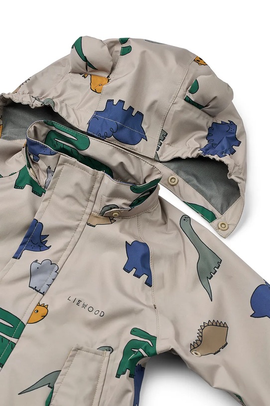 Liewood kurtka i spodnie niemowlęce Manu Rainwear Set LW19910.9BYA szary