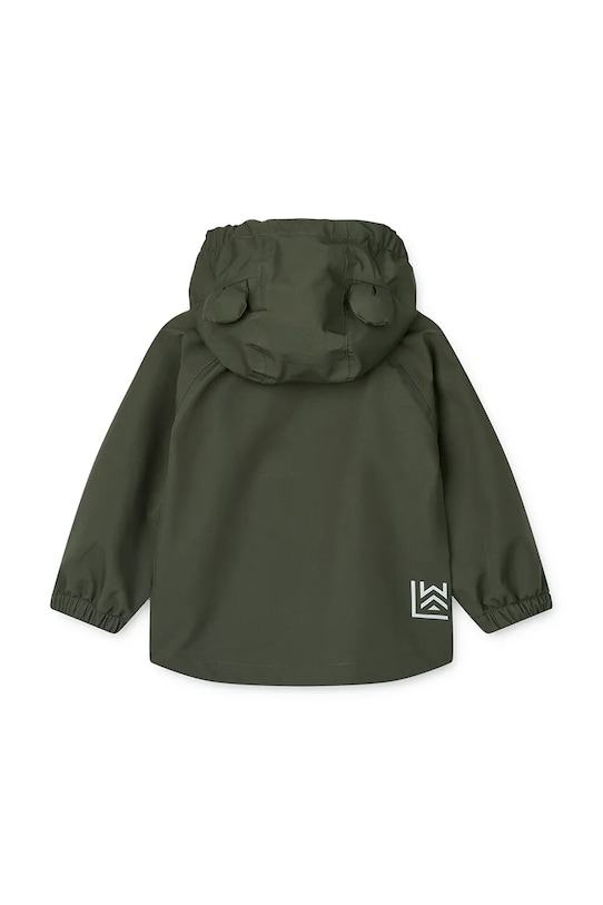 Βρεφικό μπουφάν και παντελόνι Liewood Manu Rainwear Set πράσινο LW19910.9BYA