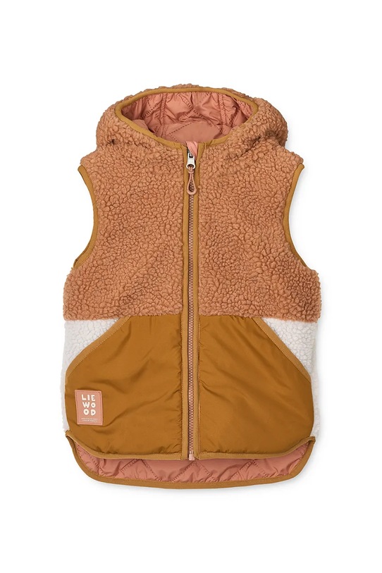 Liewood kamizelka dwustronna dziecięca Diana Reversible Vest pozostałe pomarańczowy LW20046.9BYA