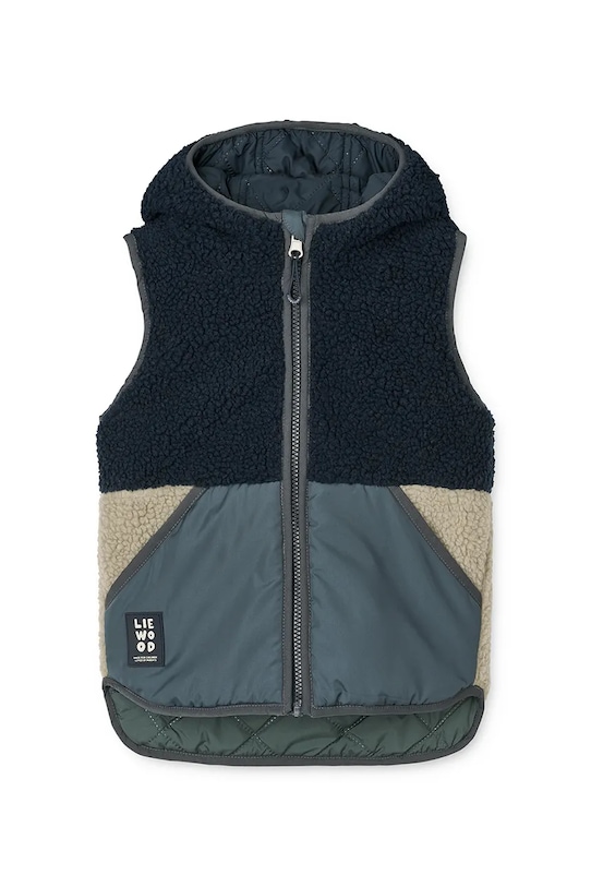 Dječji dvostrani prsluk Liewood Diana Reversible Vest LW20046.9BYA plava AW25