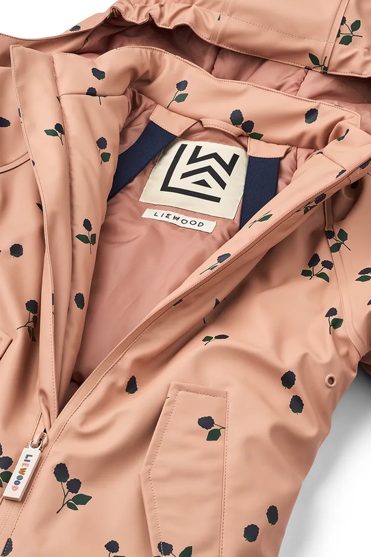 Παιδική ολόσωμη φόρμα Liewood Maddy PU Rainsuit LW20049.9BYA πορτοκαλί