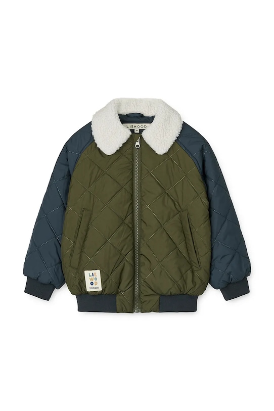 Liewood kurtka dziecięca Mira Jacket bez kaptura zielony LW20196.9BYA