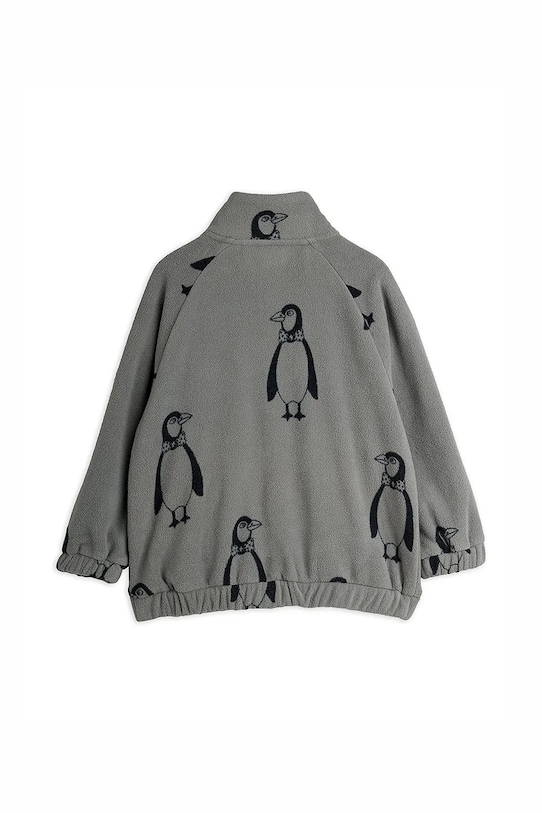 Mini Rodini kurtka dziecięca Penguin 11000091 szary AW25