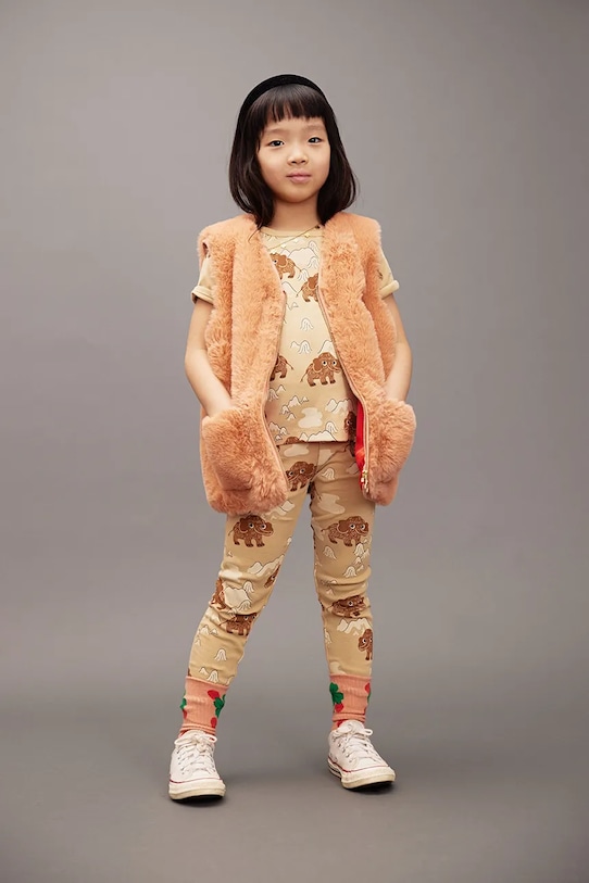 Mini Rodini bezrękawnik dziecięcy Ritzratz 25710108 pomarańczowy