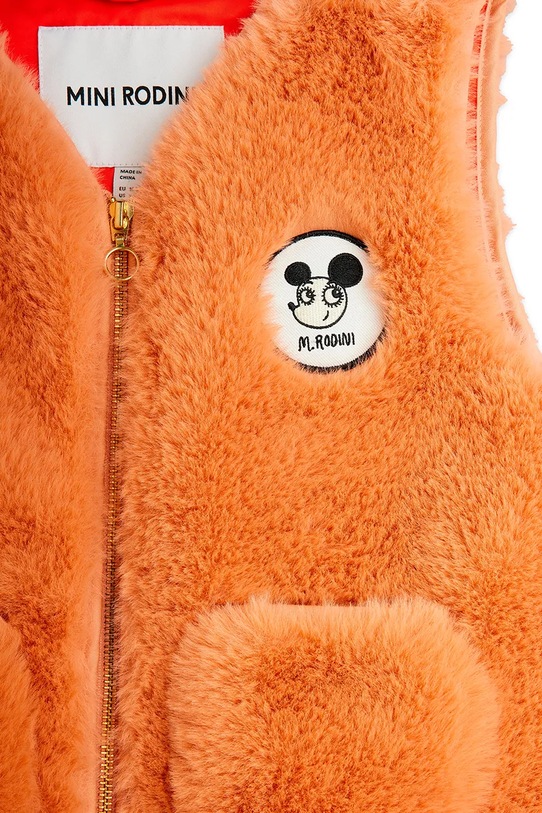 Mini Rodini bezrękawnik dziecięcy Ritzratz pomarańczowy 25710108