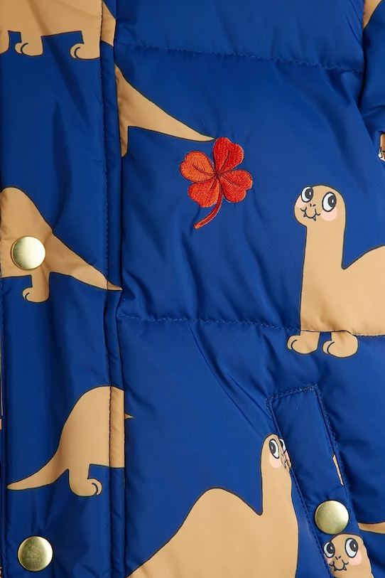 Mini Rodini kurtka dziecięca Dinos 25710109 niebieski
