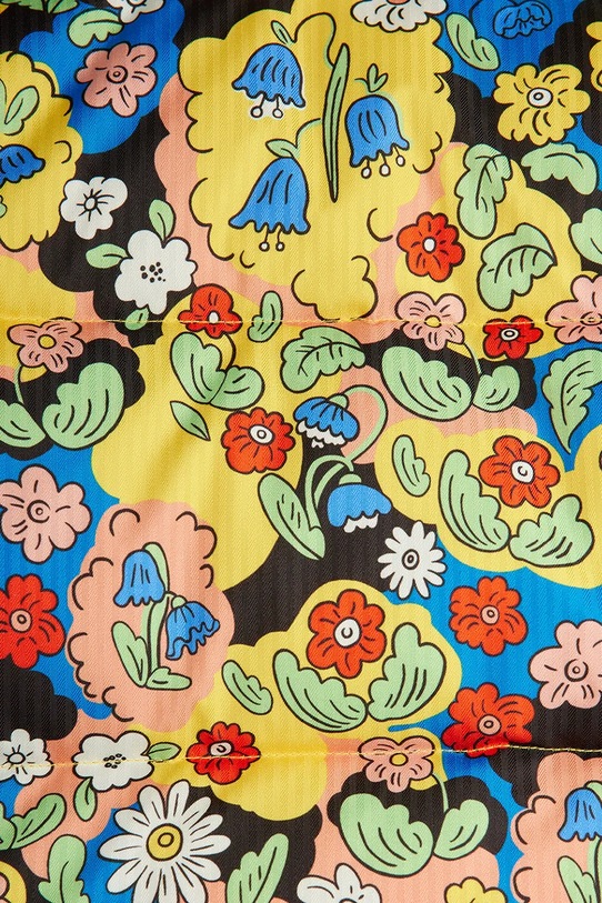 Mini Rodini kurtka dziecięca Flowers żółty 25710115