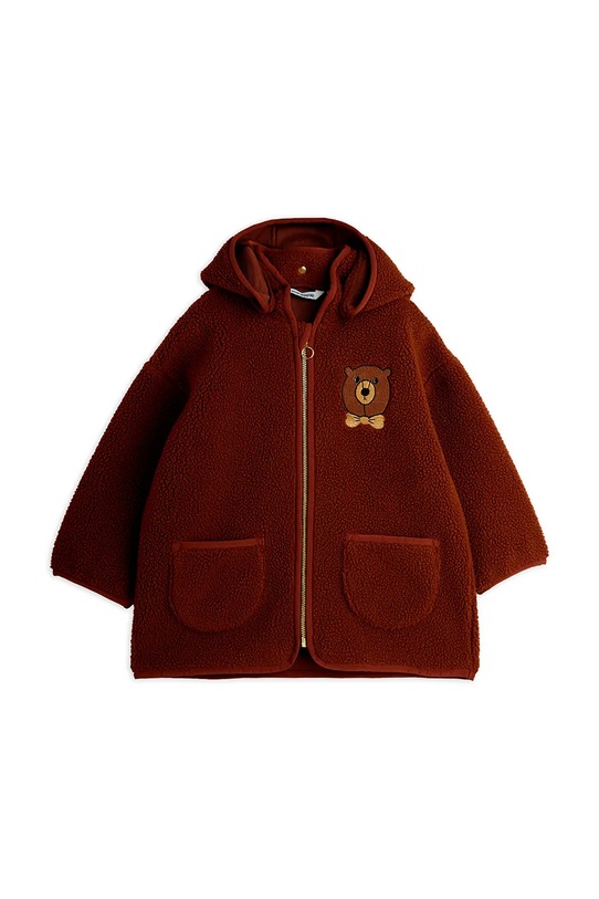 Chłopiec Mini Rodini kurtka dziecięca Bear 25710122 brązowy