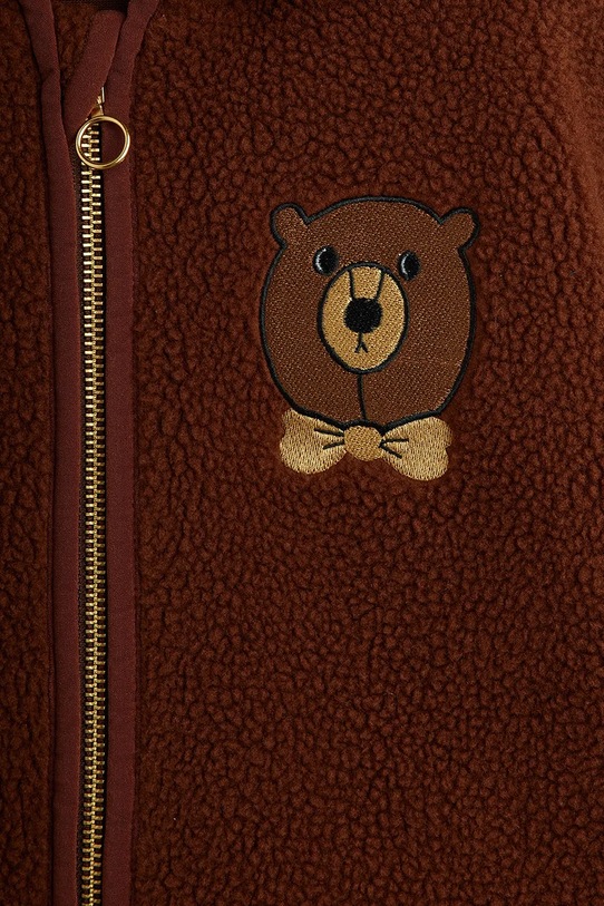 Mini Rodini kurtka dziecięca Bear 25710122 brązowy