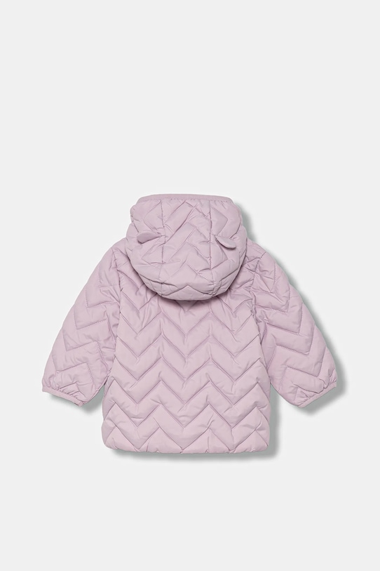 Kojenecká bunda United Colors of Benetton 2WU0AN00W.W.Season.9BYA fialová AW25