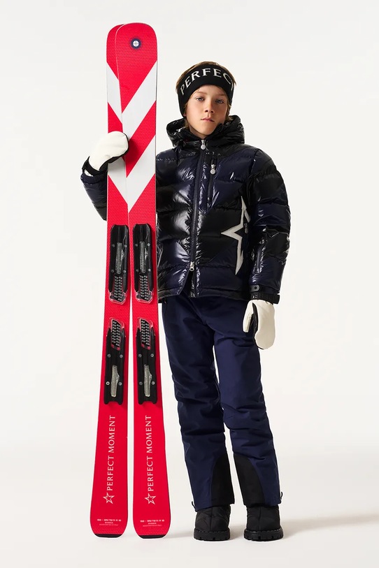 Perfect Moment kurtka narciarska puchowa dziecięca super mojo jacket K6000013 granatowy
