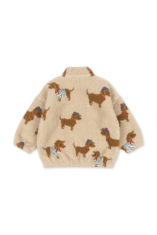 Chłopiec Konges Sløjd kurtka dziecięca JODY TEDDY JACKET GRS KS105180.9BYA beżowy