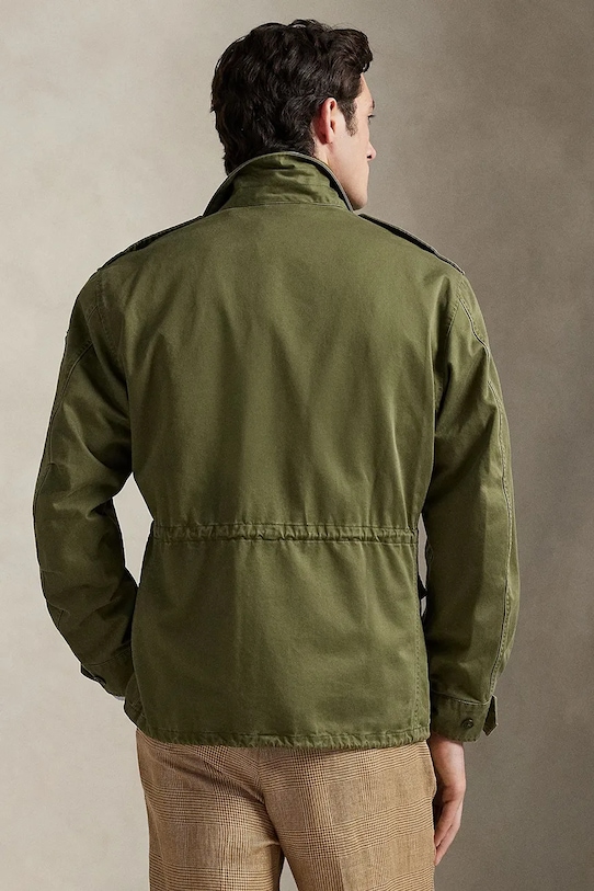 Памучно яке Polo Ralph Lauren 710970575 зелен AW25