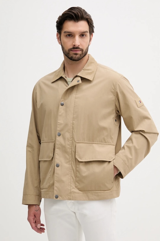 Bunda Tommy Hilfiger béžová MW0MW39638