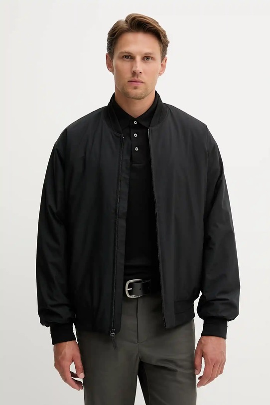 Bunda Calvin Klein bomber čierna LV04LC513G
