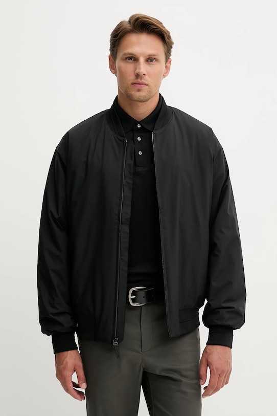 Calvin Klein kurtka bomber bez kaptura czarny LV04LC513G